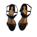 Salvatore Ferragamo Sandalen schwarz/gold