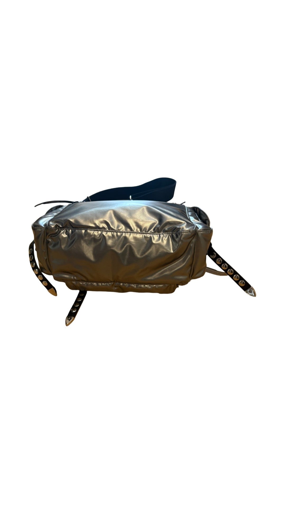 Prada Tasche metallic Silber