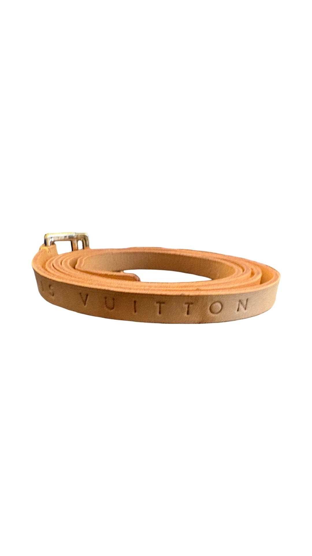 Louis Vuitton Gürtel Vacchetta leder beige