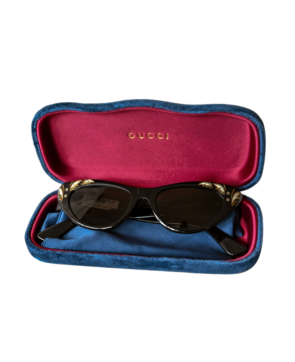 Gucci Cat Eye Brille mit Verzierung