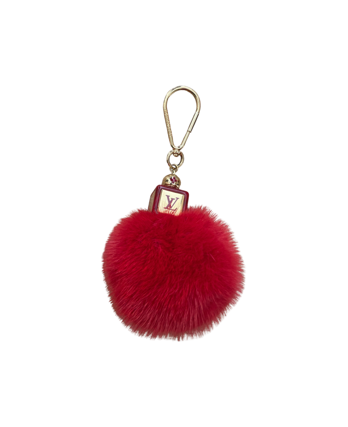 Louis Vuitton M67313 Bag Charm Fluffy Red